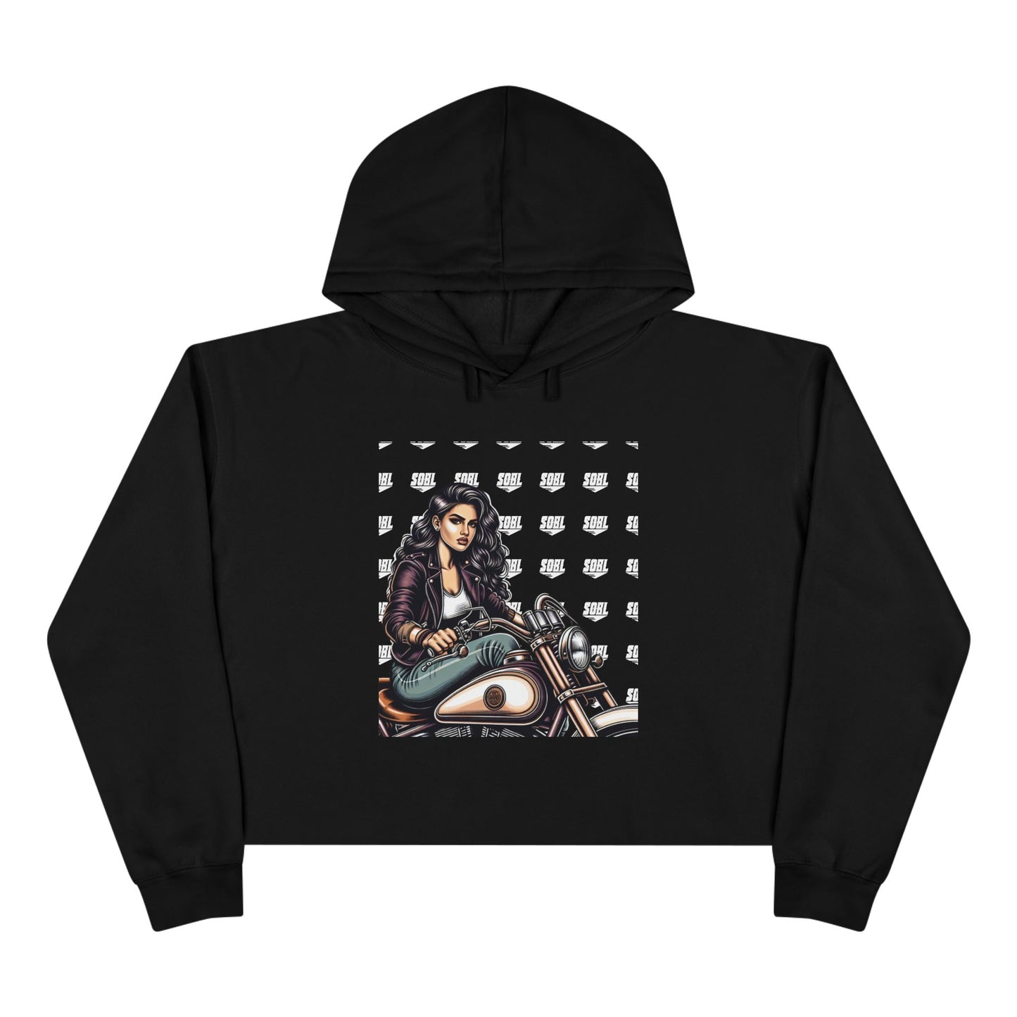 Ladies Crop Hoodie